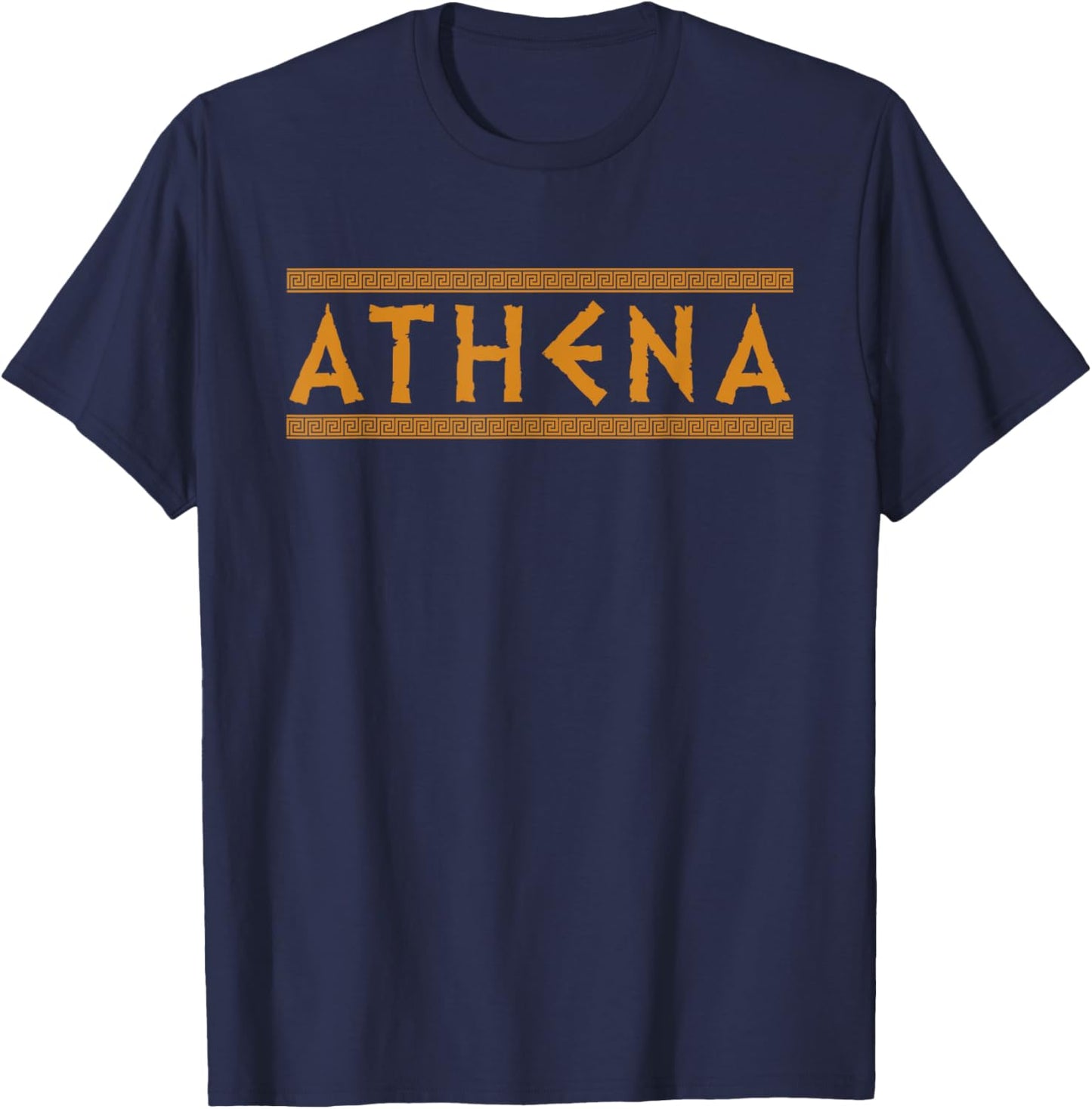 Athena Ancient Greek Goddess T-Shirt - T-Shirt | Navy