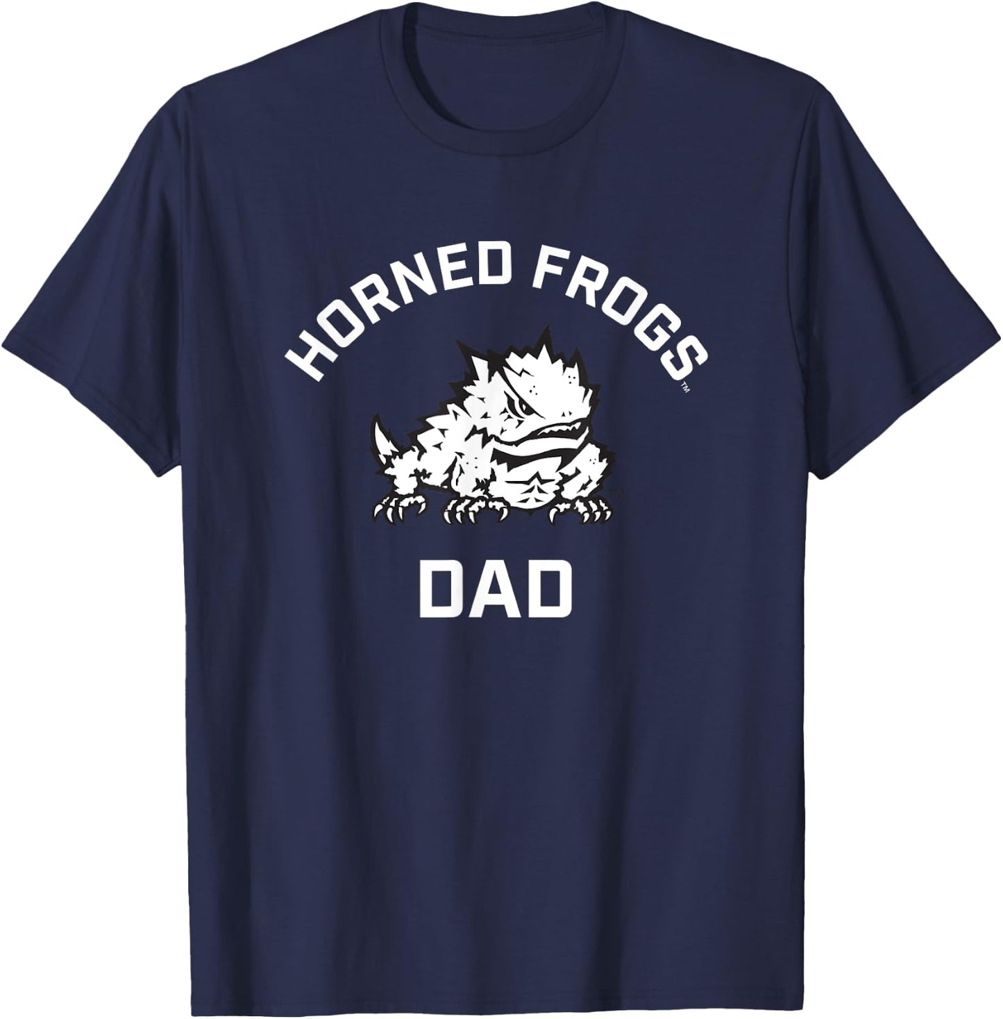 TCU Horned Frogs Arched Dad T-Shirt - T-Shirt | Navy