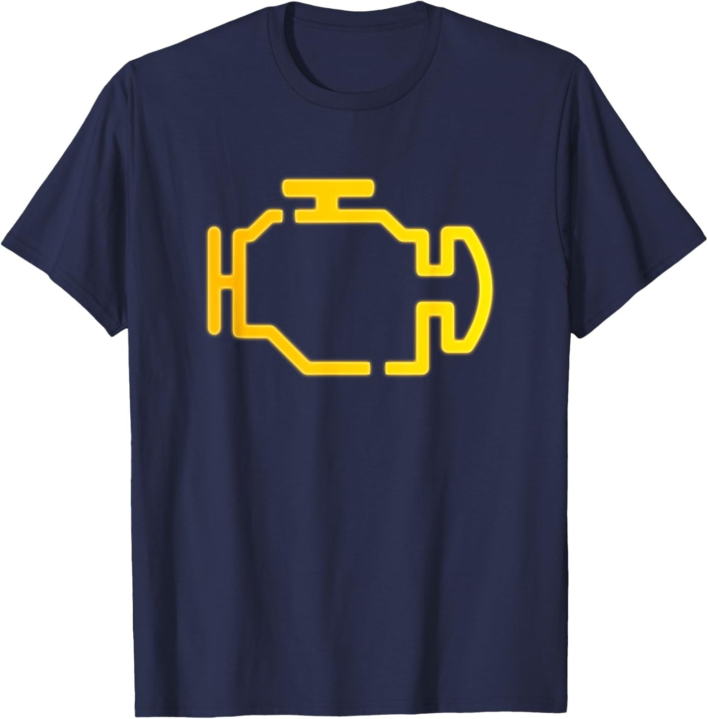 My Scary Costume Engine Light Adult Humor Parents Halloween T-Shirt - T-Shirt | Navy