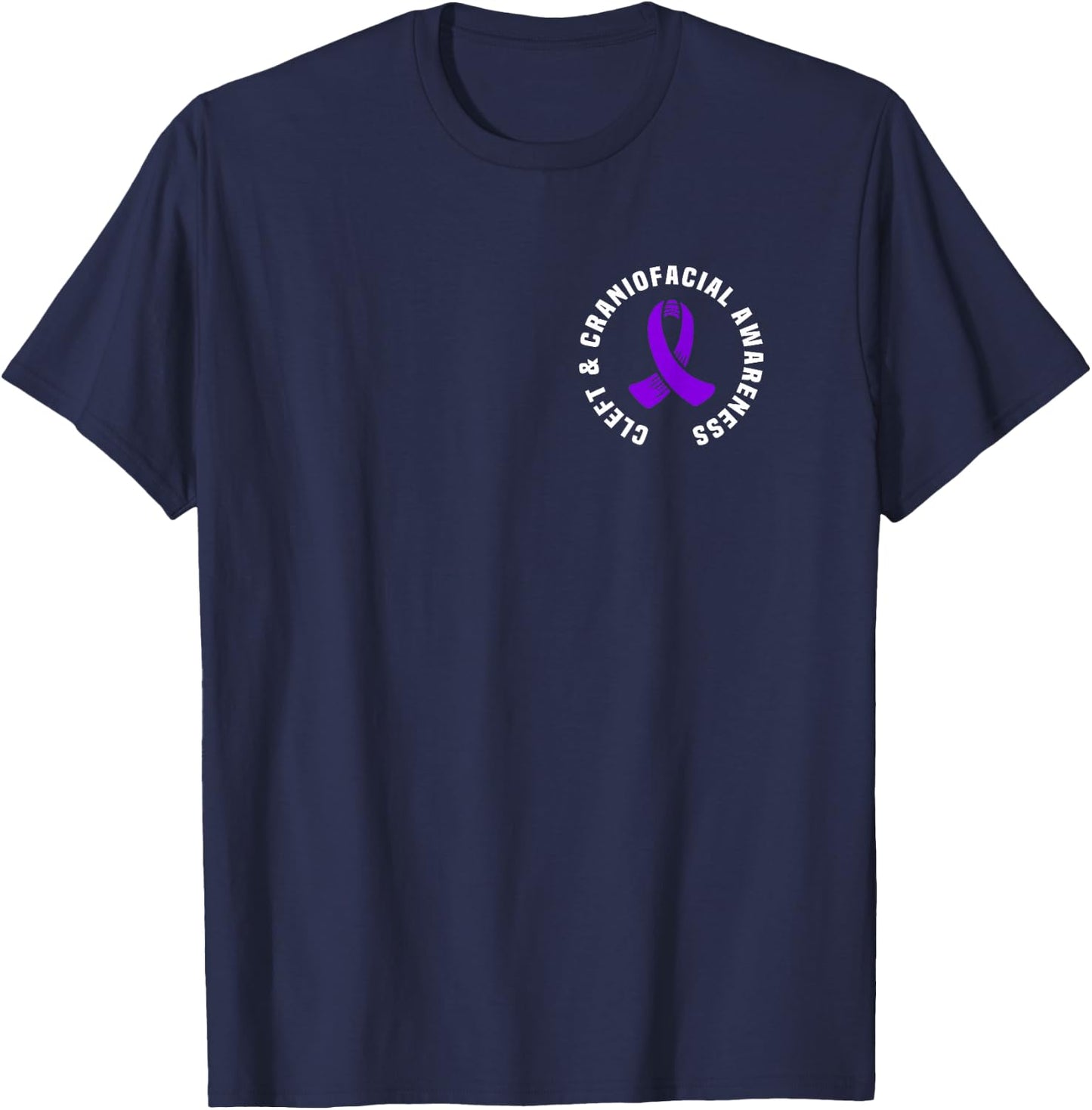 Cleft and Craniofacial Awareness Pocket Apparel T-Shirt - T-Shirt | Navy