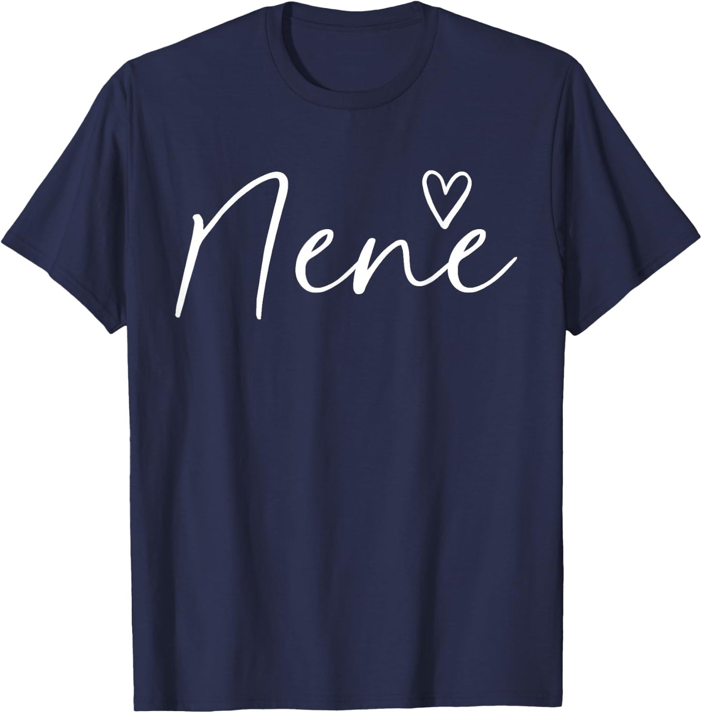 Nene Gifts Grandma Heart Mother's Day Nene T-Shirt - T-Shirt | Navy