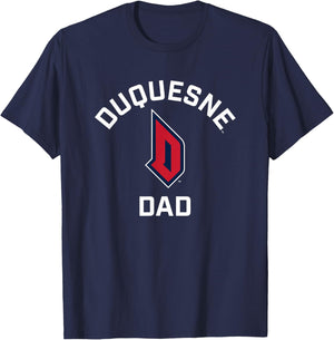 Duquesne University Dukes Arched Dad T-Shirt - T-Shirt | Navy
