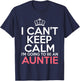 Best Auntie Art Girls Best Aunt Ever Aunt To Be T-Shirt - T-Shirt | Navy