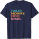 Haley Mama Mommy Mom Bruh Mothers Day Vintage Funny Haley T-Shirt - T-Shirt | Navy