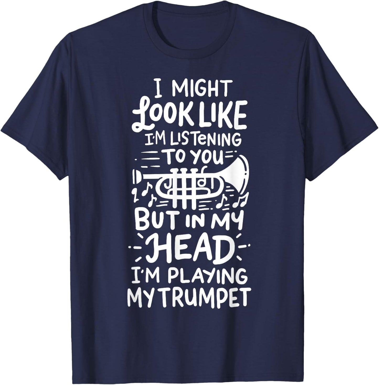 Trumpet Player T-Shirt - T-Shirt | Navy