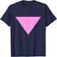 Pink Triangle T-Shirt - T-Shirt | Navy
