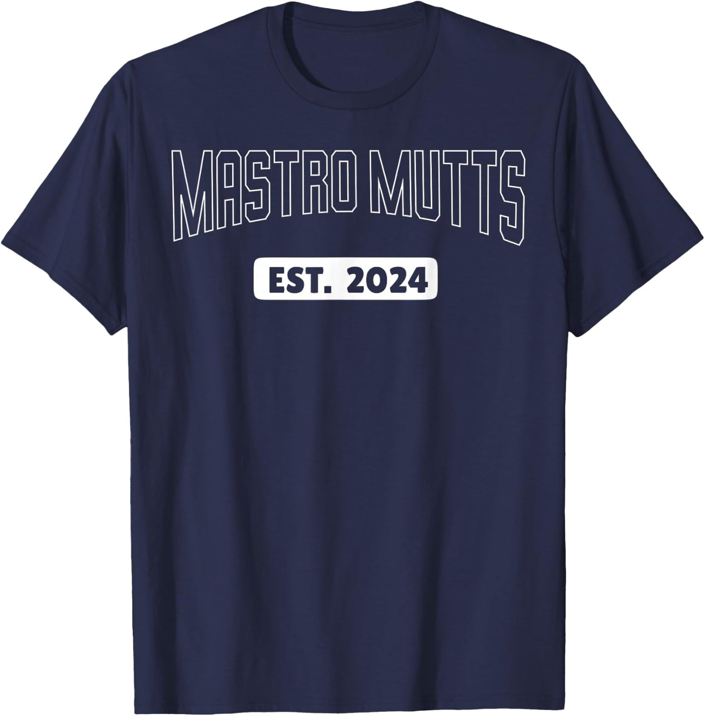 Mastro Mutts Est. 2024 T-Shirt - T-Shirt | Navy