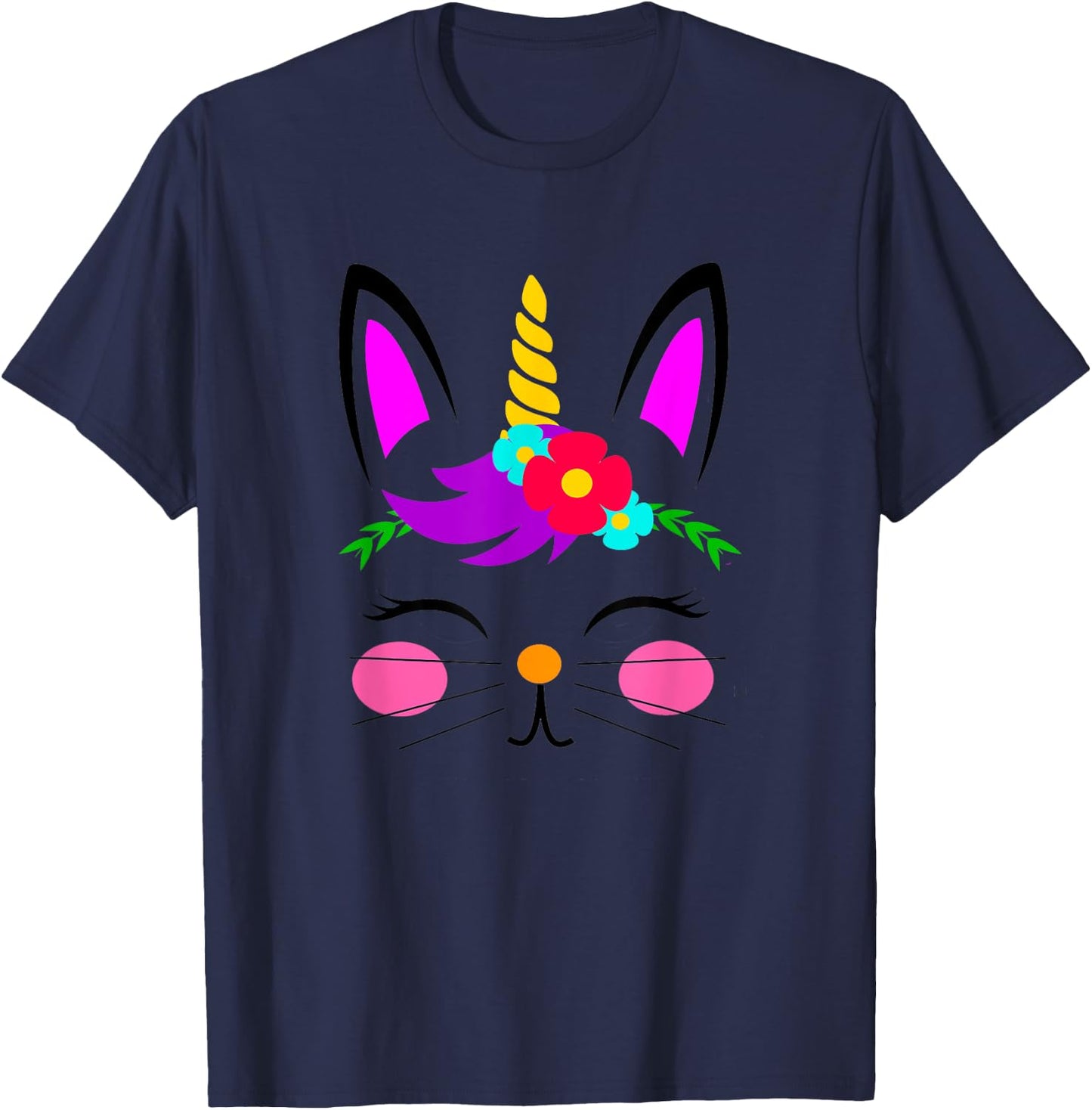 Bunny Unicorn Easter gift women men kid Easter bunnicorn T-Shirt - T-Shirt | Navy
