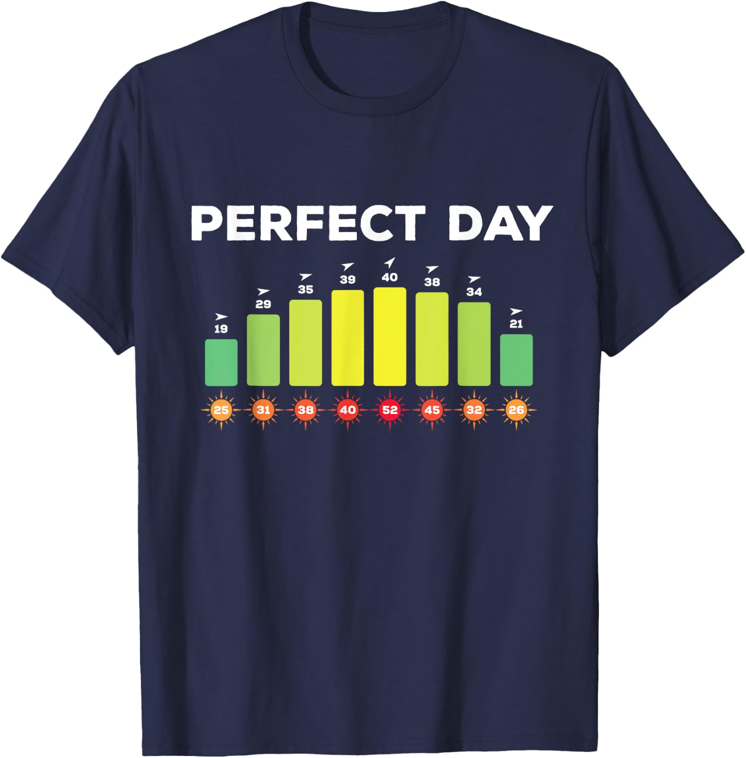 Surfing wind - perfect wind summer windsurfing kitesurfing T-Shirt - T-Shirt | Navy