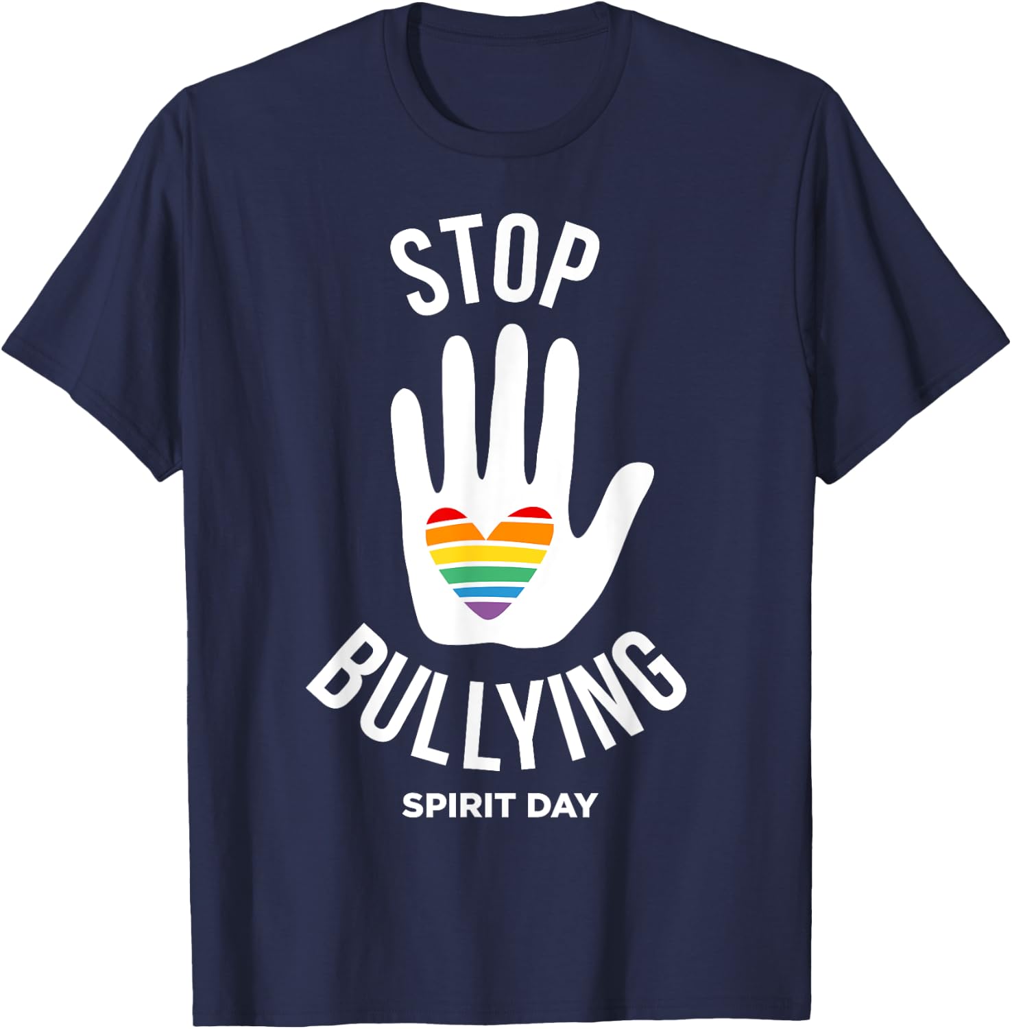 Unity Day Purple Kids Anti Bullying Stop Bullying Spirit Day T-Shirt - T-Shirt | Navy