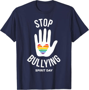 Unity Day Purple Kids Anti Bullying Stop Bullying Spirit Day T-Shirt - T-Shirt | Navy
