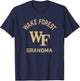 Wake Forest Demon Deacons Arched Grandma T-Shirt - T-Shirt | Navy