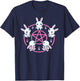 Bunny Rabbit Pentacle Pentagram Pink Pastel Goth Dark Humor T-Shirt - T-Shirt | Navy