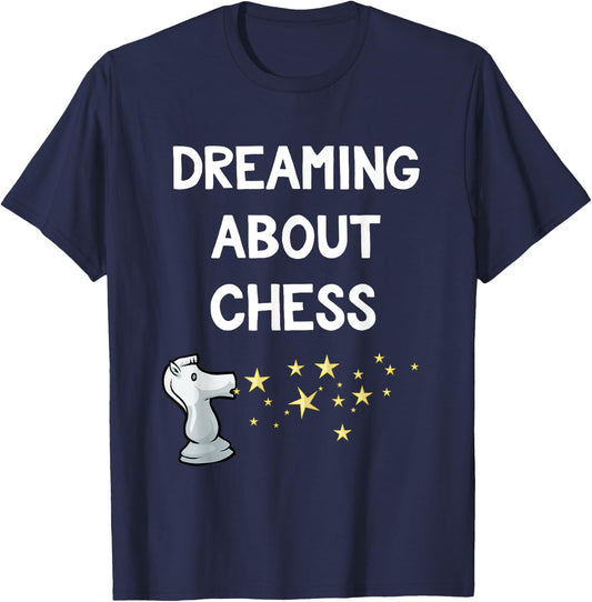 Funny Chess Pajamas Shirt Chess Lover Sleeping PJs Gift T-Shirt - T-Shirt | Navy
