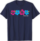 Punta Cana Hibiscus Flower Boys Girls Vacation Souvenir T-Shirt - T-Shirt | Navy