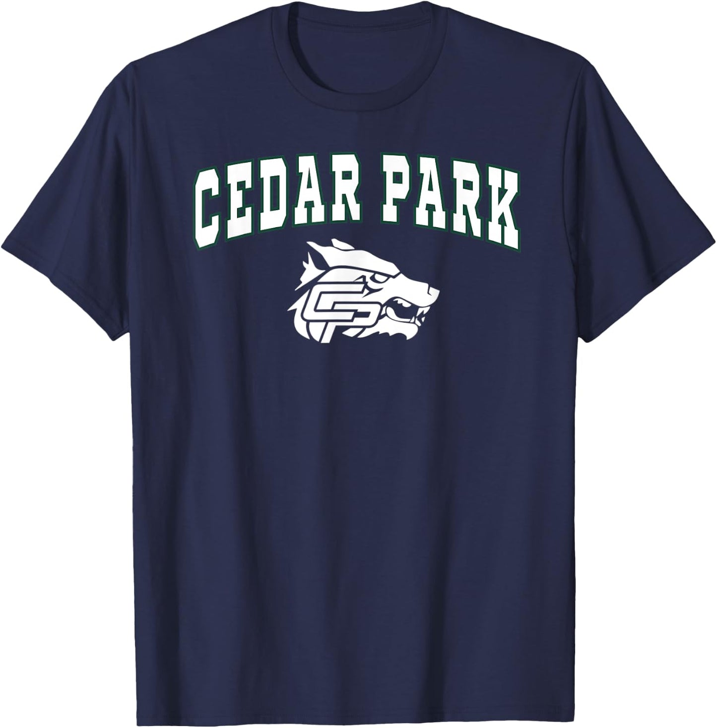 Cedar Park High School Timberwolves C2 T-Shirt - T-Shirt | Navy