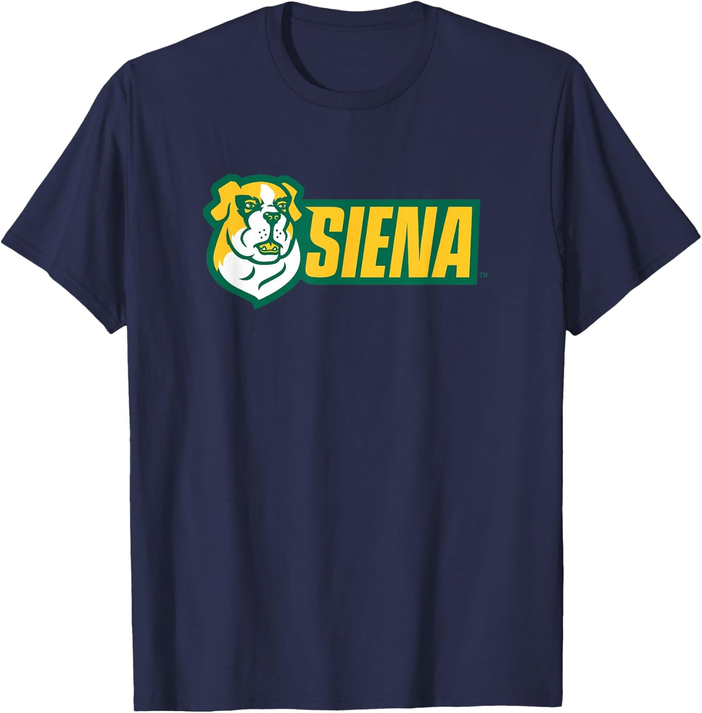 Siena College Saints - St. Bernard Logo T-Shirt - T-Shirt | Navy