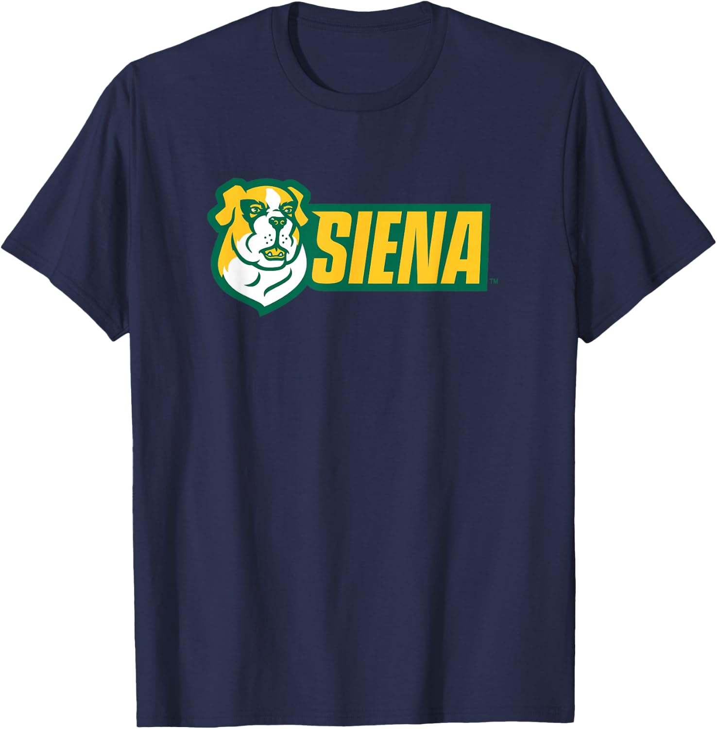 Siena College Saints - St. Bernard Logo T-Shirt - T-Shirt | Navy