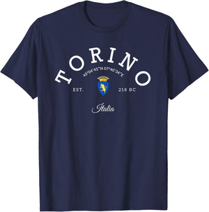 Torino Italia Turin trip Italia Torino Italy family vacation T-Shirt - T-Shirt | Navy