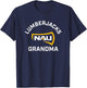 Campus Lab NAU Lumberjacks Arched Grandma - Black, -Adults, Short Sleeve, Modern Classic, Game, NCAA, School, College-Team-Logo , Small T-Shirt - T-Shirt | Navy
