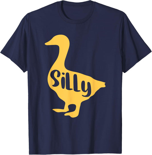 Funny Goose Designs Canadian Whisperer Silly Bird T-Shirt - T-Shirt | Navy