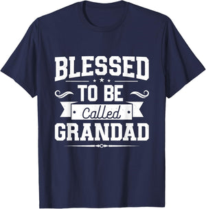 Blessed To Be Called Grandad Gifts For Father's Day Dad Men T-Shirt - T-Shirt | Navy
