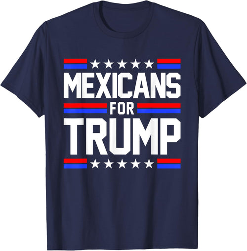 Mexicans For Trump 2024 Mexico USA Friendship Flag President