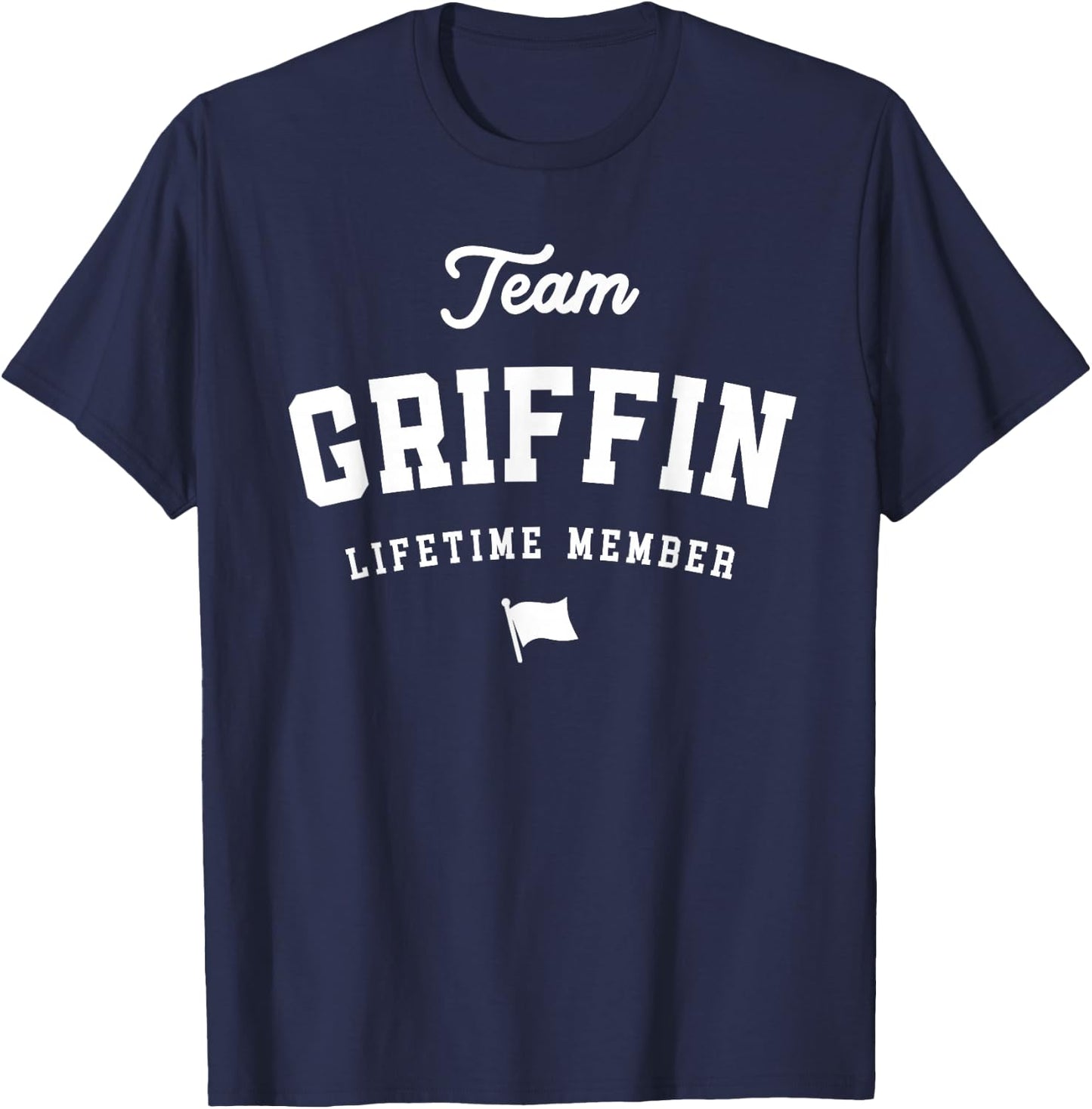 Team Griffin Lifetime Member Funny Name Griffin T-Shirt - T-Shirt | Navy