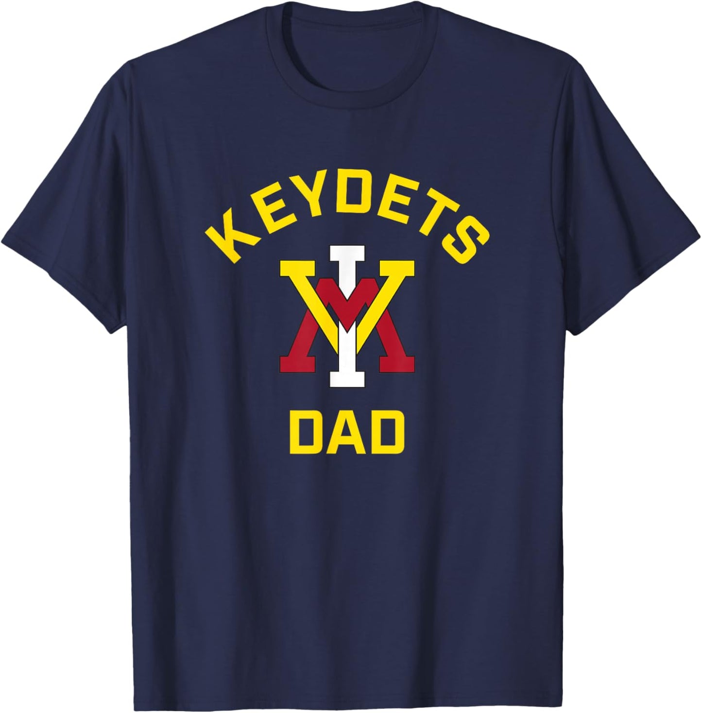 Virginia Military Institute VMI Keydets Arched Dad T-Shirt - T-Shirt | Navy