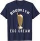 Retro Brooklyn New York Egg Cream NY Old School Home T-Shirt - T-Shirt | Navy