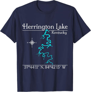 Herrington Lake, Kentucky T-Shirt - T-Shirt | Navy