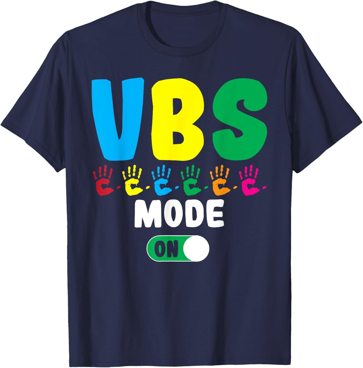 Vacation Bible School 2024 Summer Preschool VBS Ode On T-Shirt - T-Shirt | Navy