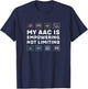 My AAC Is Empowering Not Limiting Retro AAC Communication T-Shirt - T-Shirt | Navy