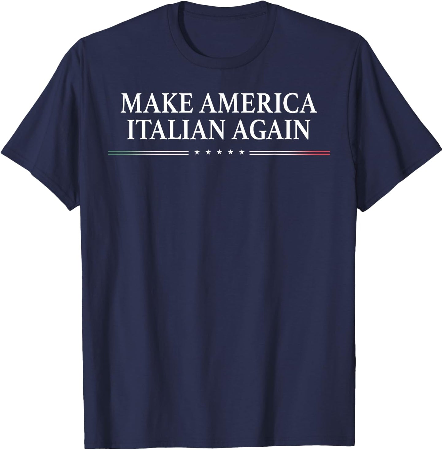 Make America Italian Again T-Shirt - T-Shirt | Navy
