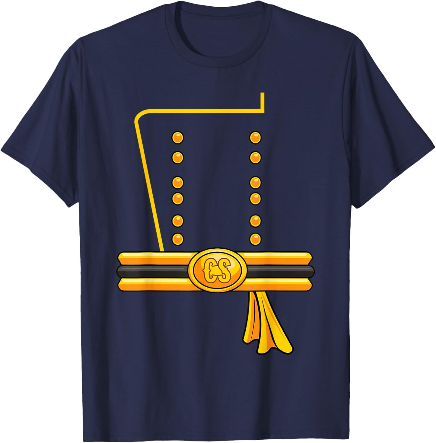 Confederate Soldier War Funny Civil Halloween Lazy Costume T-Shirt - T-Shirt | Navy