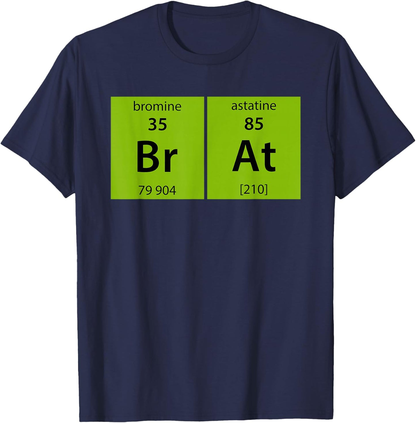 Chemistry Brat Funny Women T-Shirt - T-Shirt | Navy
