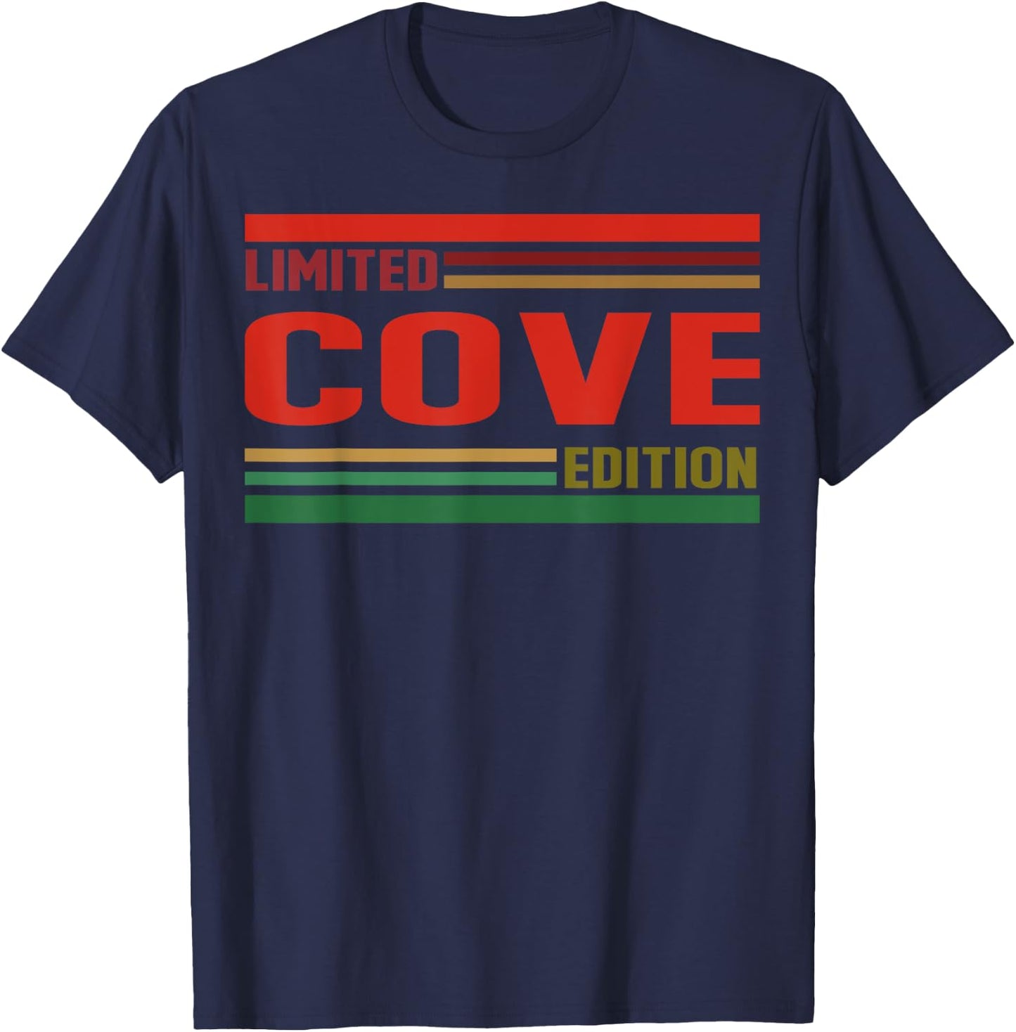 COVE Limited Edition Shirt COVE Name Personalized T-Shirt - T-Shirt | Navy