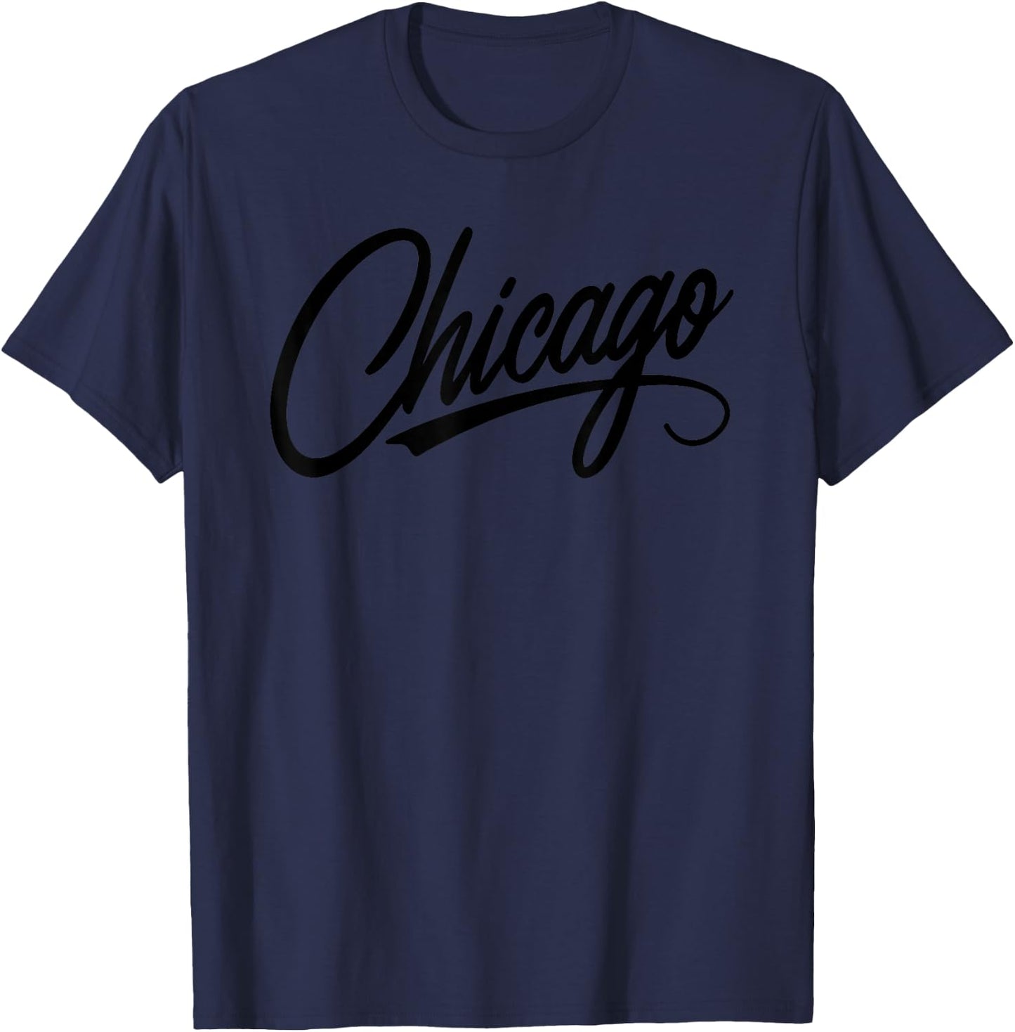 Chicago City Vintage Souvenir Illinois T-Shirt - T-Shirt | Navy