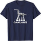 The Town Crane Robot - Oakland California T-Shirt - T-Shirt | Navy