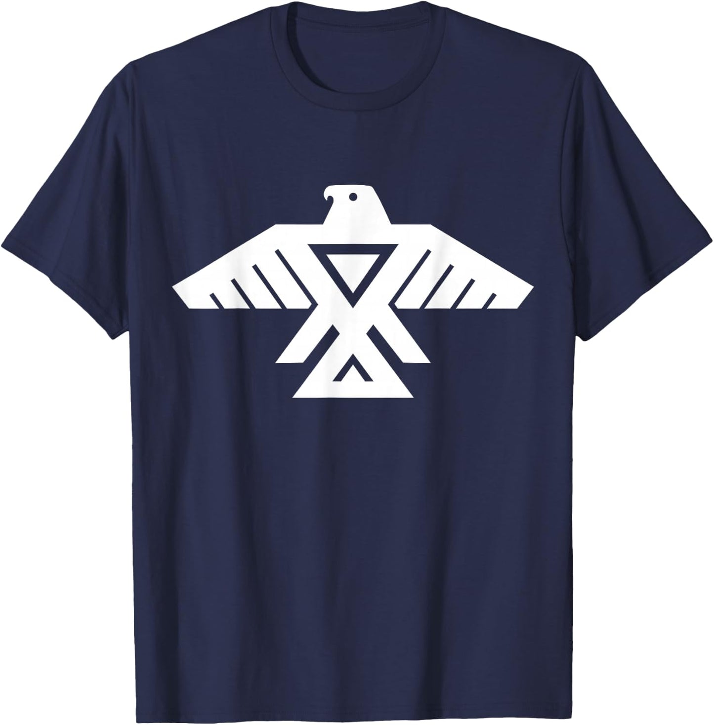 Anishinaabe Native American Thunderbird in white T-Shirt - T-Shirt | Navy