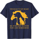 The road to my heart is paved with paws and horseshoes T-Shirt - T-Shirt | Navy