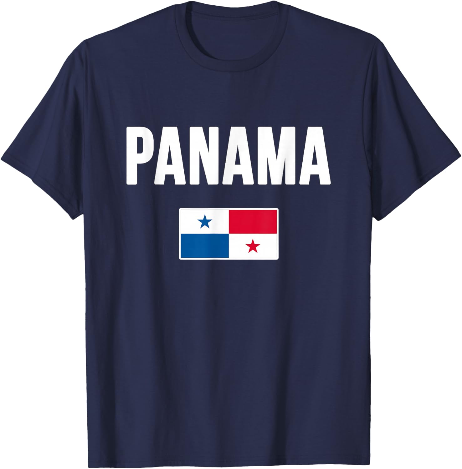 Panama Panamanian Flag T-Shirt - T-Shirt | Navy