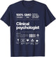 Clinical Psychologist T-Shirt - T-Shirt | Navy