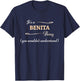 It's a BENITA Thing, You Wouldn't Understand | Name Gift T-Shirt - T-Shirt | Navy