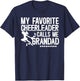 My Favorite Cheerleader Grandad Cheer Grandad Grandpa T-Shirt - T-Shirt | Navy