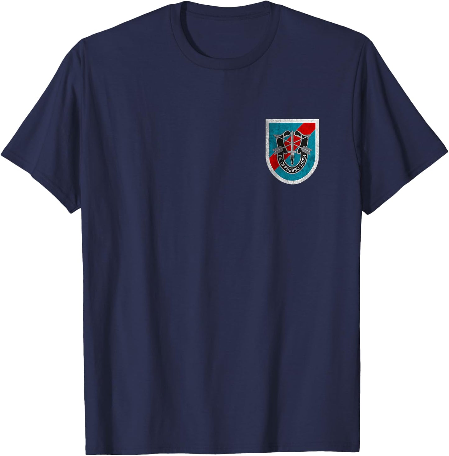 20th Special Forces Group SFG Logo Military Veteran Papa T-Shirt - T-Shirt | Navy