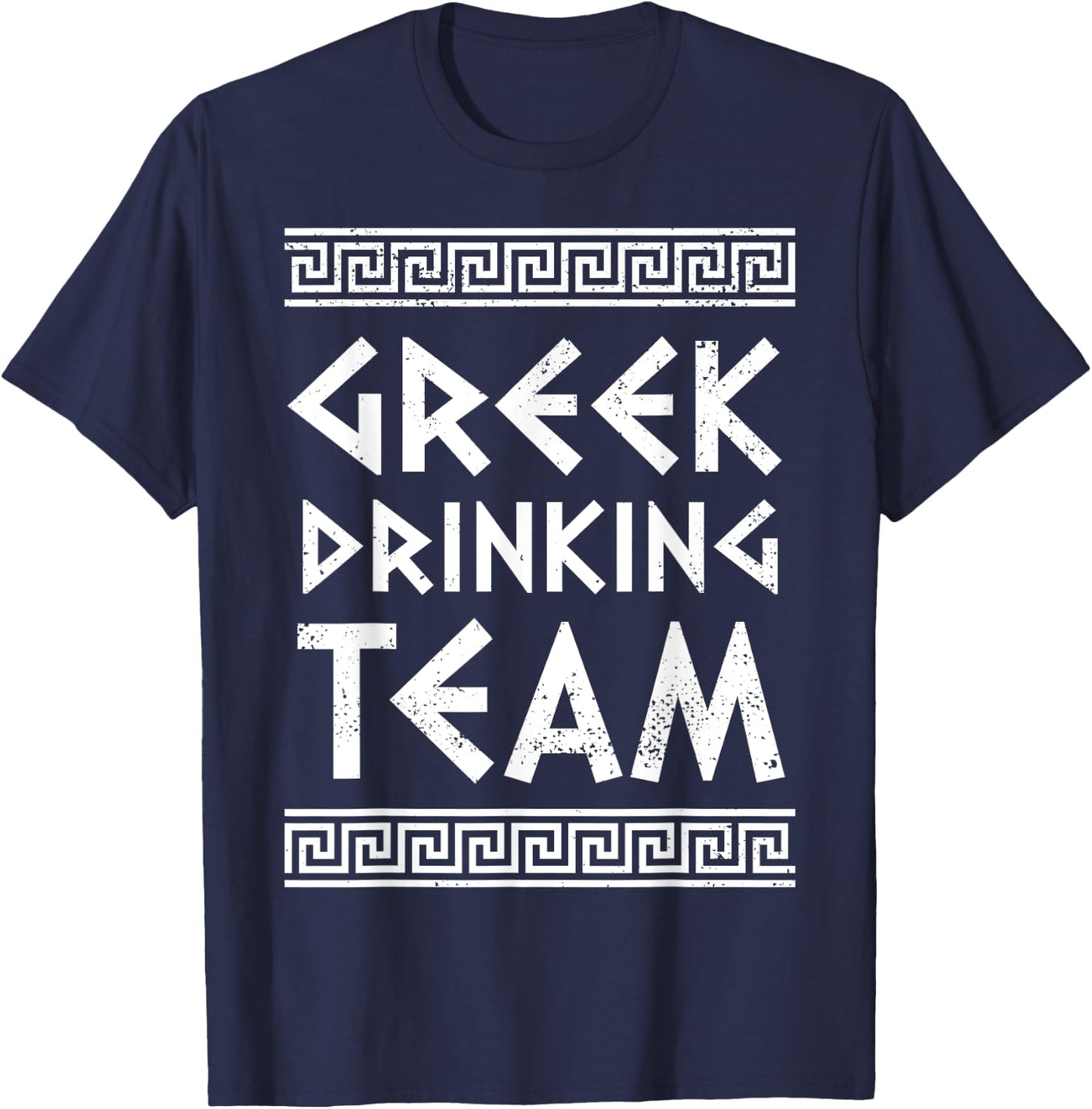 Greek Drinking Team Opa Ancient Greek Beer Party Greece T-Shirt - T-Shirt | Navy