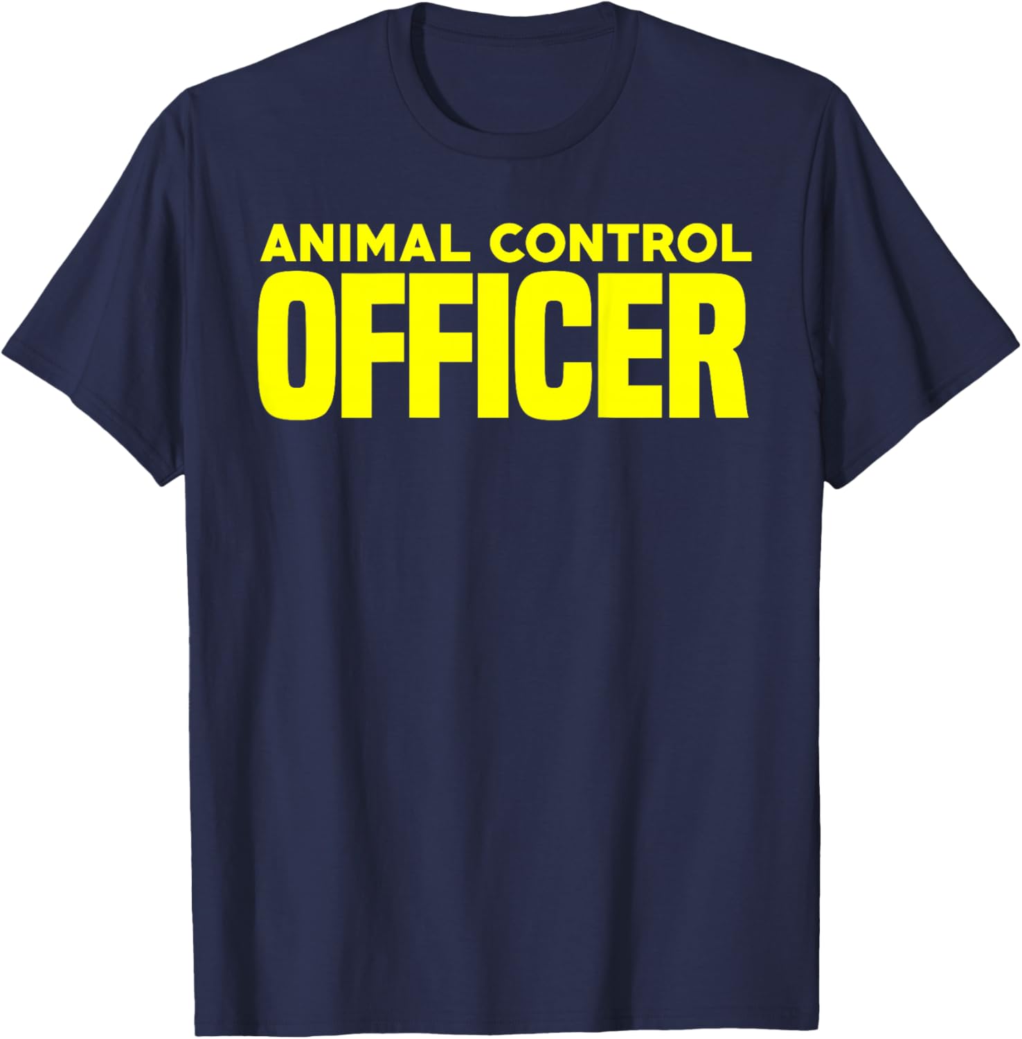 Animal Control Officer Public Safety Uniform Patrol T-Shirt - T-Shirt | Navy