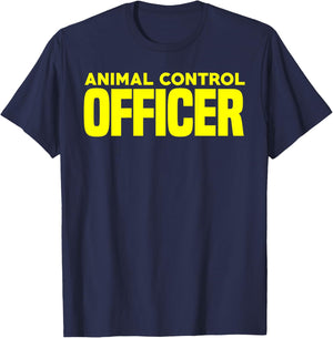Animal Control Officer Public Safety Uniform Patrol T-Shirt - T-Shirt | Navy