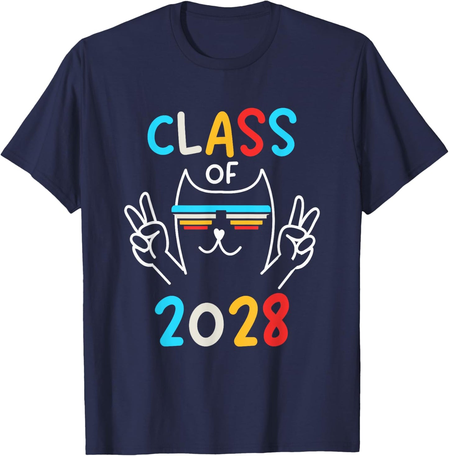 Class Of 2028 T-Shirt - T-Shirt | Navy